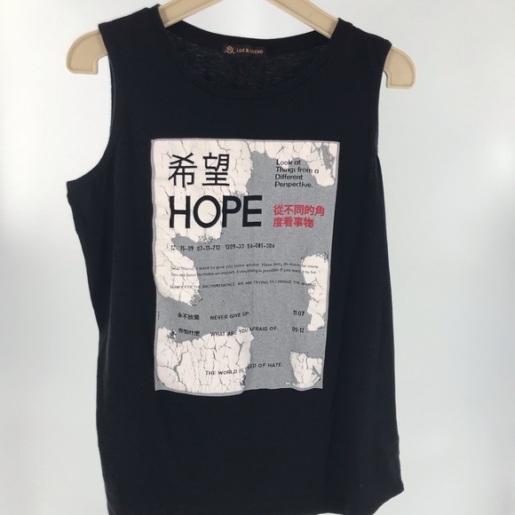 Love & Legend HOPE Tank Plus sz X - Picture 3 of 6